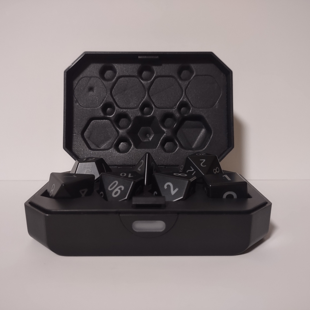 Luminous DND Dice RPG Dice Set LED Rechargeable Dice Set With Charging Box